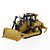 Miniatura Caterpillar Trator De Esteira D6R 1/64 Detalhada - Imagem 1