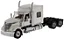 Miniatura Caminhão Lonestar Sleeper Branco 1/50 Detalhado - Imagem 1