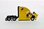 Miniatura Caminhão Freightliner New Cascadia 1/50 Amarelo - Imagem 4