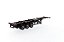 Miniatura Trailer Reboque Esquelético Com Trem De Pouso 1/50 - Imagem 3