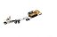 Miniatura Caminhão Plataforma Hx520 E Escavadeira 349F 1/50 - Imagem 3