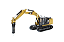 Miniatura Escavadeira Caterpillar 320F L 1/50 Diecast Master - Imagem 6