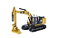 Miniatura Escavadeira Caterpillar 320F L 1/50 Diecast Master - Imagem 5
