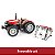 Miniatura Grande Agrícola Trator Case Ertl Big Farm 180 1/16 - Imagem 2