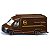 Miniatura Mercedes Benz Sprinter Americano UPS 1/50 Metal - Imagem 2
