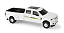 Miniatura 1/64  Ford f-350 John Deere Tomy ERTL Detalhado - Imagem 1