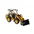 MINIATURA RETRO ESCAVADEIRA CATERPILLAR 906H 1/50 DETALHADA - Imagem 2