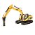 Miniatura Escavadeira Com Martelo Caterpillar 320D L 1/50 Diecast Masters - Imagem 1