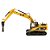 Miniatura Escavadeira Com Martelo Caterpillar 320D L 1/50 Diecast Masters - Imagem 2