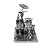 Miniatura De Montar Metal Earth Bateria Rock Drum Set MMS076 - Imagem 4