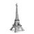 Miniatura De Montar Metal Earth Iconx Torre Eiffel ICX011 - Imagem 3