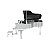 Miniatura De Montar Metal Earth Music Grand Piano MMS080 - Imagem 2