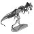 Miniatura De Montar Metal Earth Dinossauro T-Rex MMS099 - Imagem 1