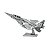 Miniatura De Montar Metal Earth Caça F15 Eagle MMS082 - Imagem 4