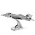 Miniatura De Montar Metal Earth Caça F35 Lightning II MMS065 - Imagem 1