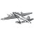 Miniatura De Montar Metal Earth Avião B-17 Fortress MMS091 - Imagem 2