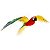 Miniatura De Montar Metal Earth Iconx Arara Parrot ICX118 - Imagem 4