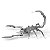 Miniatura De Montar Metal Earth Scorpion MMS070 - Imagem 2