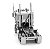 Miniatura De Montar Metal Earth Caminhão Americano Freightliner MMS145 - Imagem 2