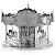 Miniatura De Montar Metal Earth Marry Go Round MMS089 - Imagem 2
