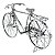 Miniatura Montar Metal Earth Iconx Bicicleta Classic ICX020 - Imagem 3