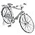 Miniatura Montar Metal Earth Iconx Bicicleta Classic ICX020 - Imagem 5