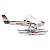 Miniatura De Montar Metal Earth Avião Hidroavião Cessna 182 MMS111 - Imagem 3