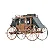 Miniatura De Montar Metal Earth Wild West Stage Coach MMS189 - Imagem 2