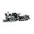 Miniatura De Montar Metal Earth Wild West 2-6-0 Locomotiva MMS190 - Imagem 1