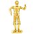 Miniatura De Montar Metal Earth Star Wars C-3PO MMS270 - Imagem 1