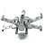 Miniatura d Montar Metal Earth Star Wars X-wing Star Fighter - Imagem 3