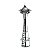 Miniatura De Montar Metal Earth Space Needle MMS014 - Imagem 1