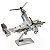 Miniatura De Montar Metal Earth Avião V-22 Osprey MMS212 - Imagem 4
