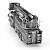 Miniatura De Montar Metal Earth Caminhão De Bombeiros Americano MMS115 - Imagem 2