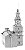 Miniatura De Montar Metal Eath Independence Hall MMS157 - Imagem 5