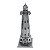 Miniatura De Montar Lighthouse Torre De Farol Metal Earth MMS040 - Imagem 1