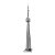 MINIATURA DE MONTAR METAL EARTH - CN TOWER - Imagem 1