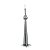 MINIATURA DE MONTAR METAL EARTH - CN TOWER - Imagem 5