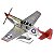 MINIATURA D MONTAR METAL EARTH TUSKEGEE AIRMEN P-51D MUSTANG - Imagem 2