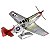 MINIATURA D MONTAR METAL EARTH TUSKEGEE AIRMEN P-51D MUSTANG - Imagem 4
