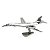 Miniatura De Montar Jato Americano Supersônico B-1B Lancer Metal Earth MMS162 - Imagem 1
