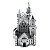 Miniatura De Montar Castelo Neuschwastein Metal Earth MMS018 - Imagem 3