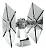 Miniatura De Montar Star Wars Imperial Tie Fighter MMS256 - Imagem 4