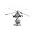 Miniatura De Montar Helicóptero AH-64 Apache Metal Earth MMS083 - Imagem 3