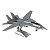Miniatura De Montar Caça Americano F-14 Tomcat Metal Earth MMS458 - Imagem 3