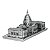 MINIATURA DE MONTAR METAL EARTH CAPITÓLIO DOS EUA - Imagem 3