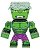 Miniatura De Montar Metal Eath Legends Marvel Avenges Hulk - Imagem 2