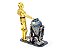 Miniatura De Montar Metal Earth Star Wars C-3PO & R2-D2 - Imagem 4
