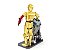 Miniatura De Montar Metal Earth Star Wars C-3PO & R2-D2 - Imagem 5