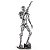 MINIATURA DE MONTAR METAL THE TERMINATOR T-800 ENDOSKELETON - Imagem 3